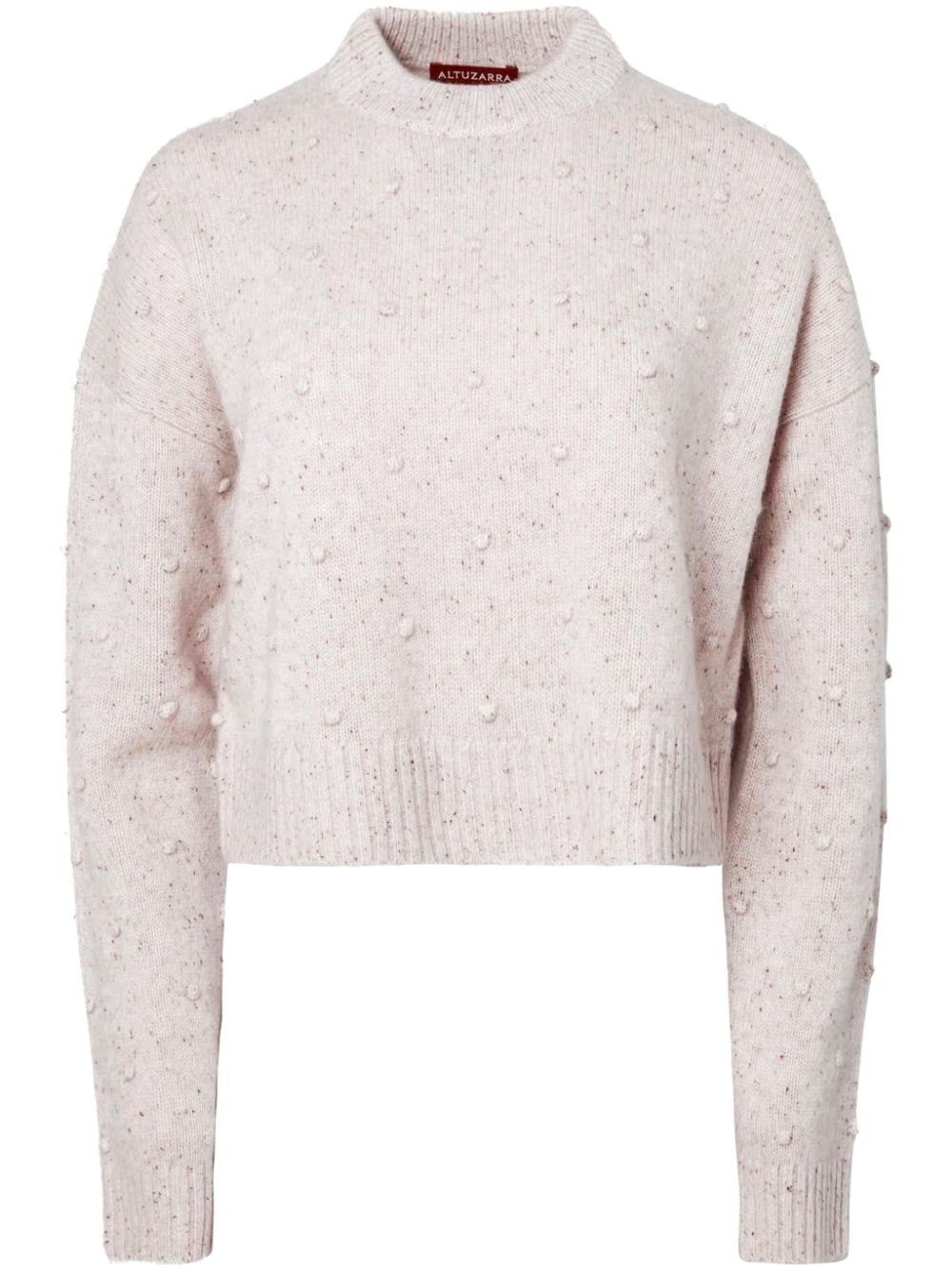 Altuzarra Melville popcorn-knit cashmere jumper - Pink von Altuzarra