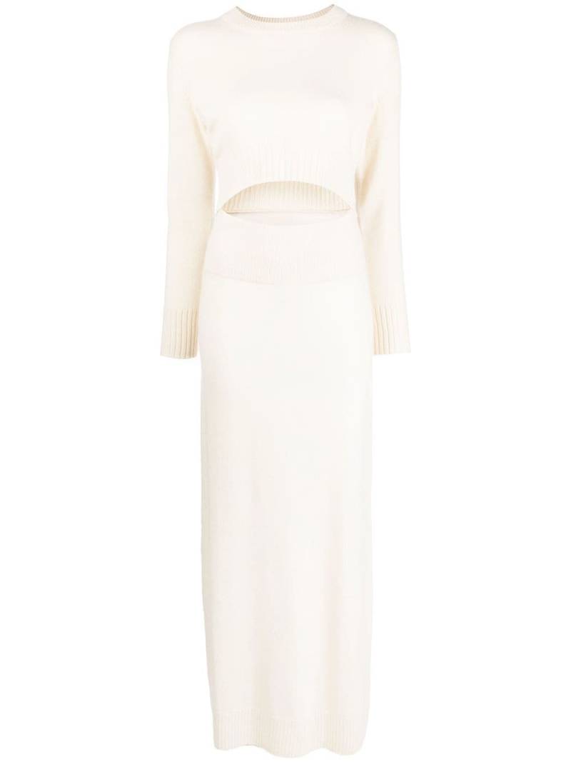 Altuzarra Miami knitted cut-out dress - White von Altuzarra