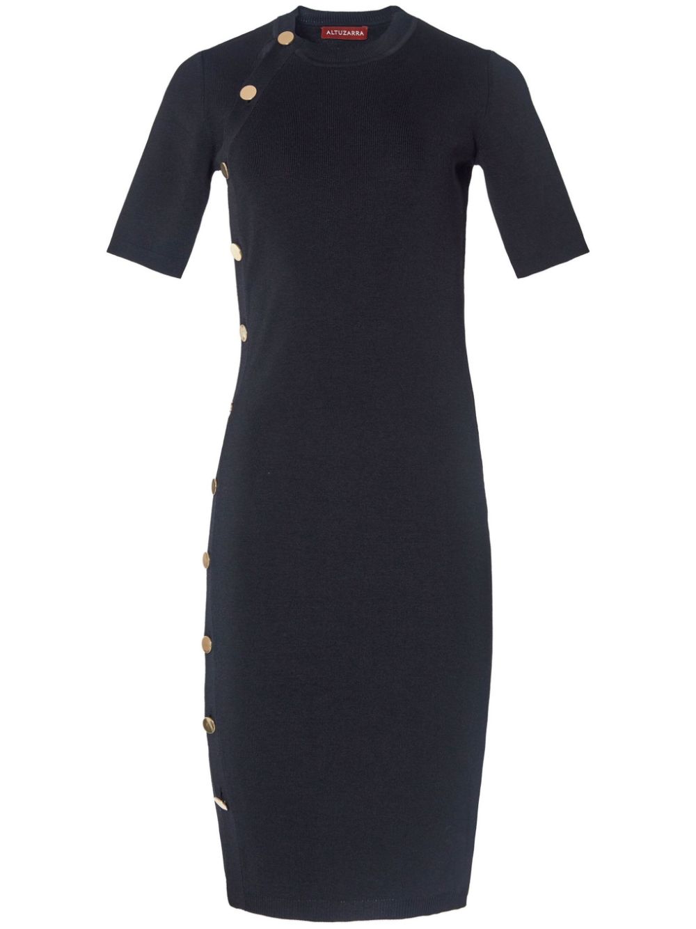 Altuzarra Minamoto knitted midi dress - Black von Altuzarra