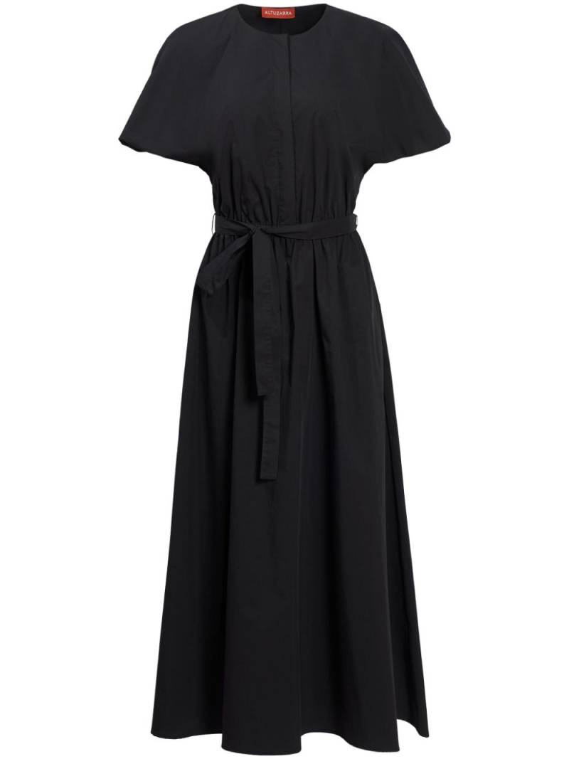 Altuzarra Paulina short-sleeved dress - Black von Altuzarra