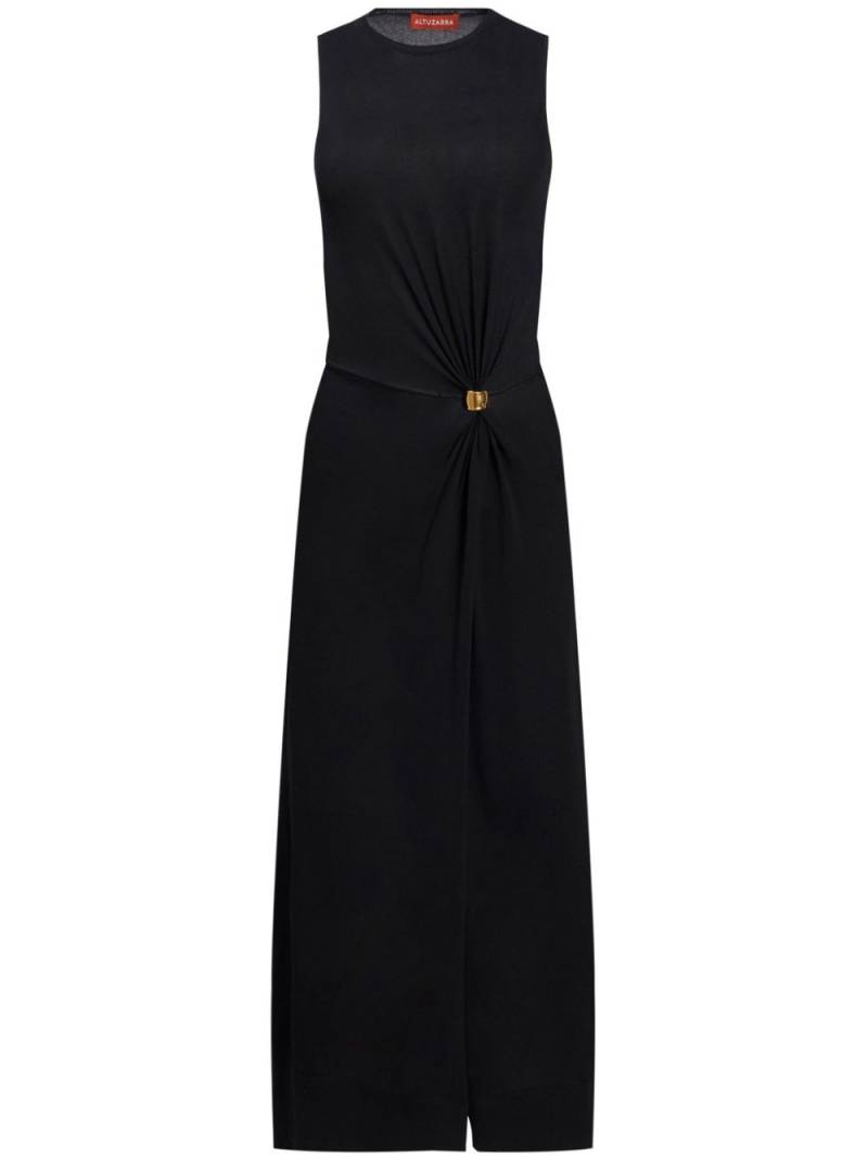 Altuzarra Saralien gathered dress - Black von Altuzarra