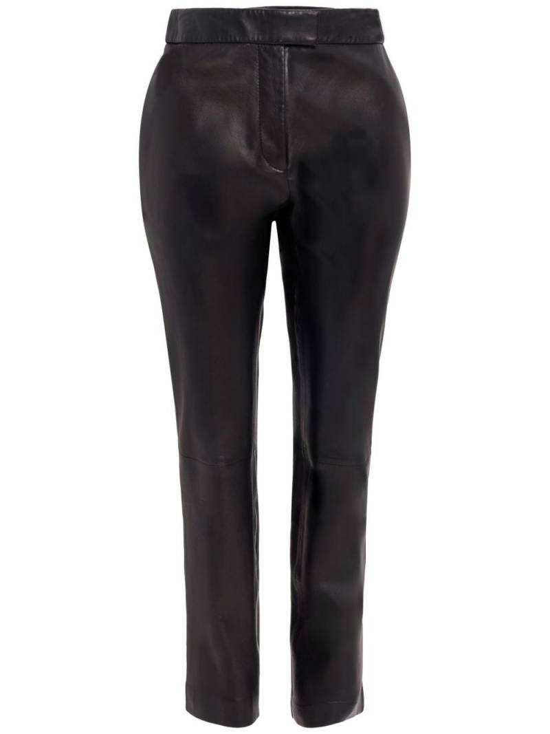 Altuzarra Tod slim-cut leather trousers - Black von Altuzarra