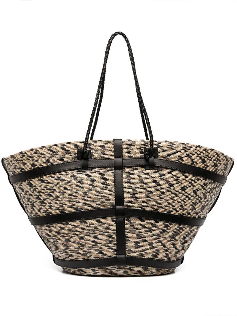 Altuzarra large Watermill woven bag - Black von Altuzarra