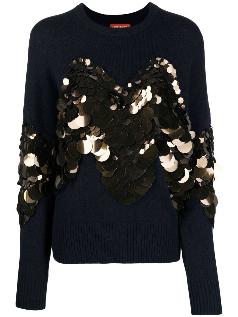 Altuzarra sequin embellished top - Blue von Altuzarra