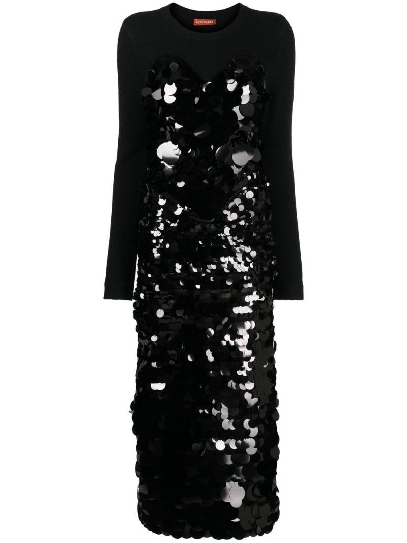 Altuzarra sequin midi dress - Black von Altuzarra