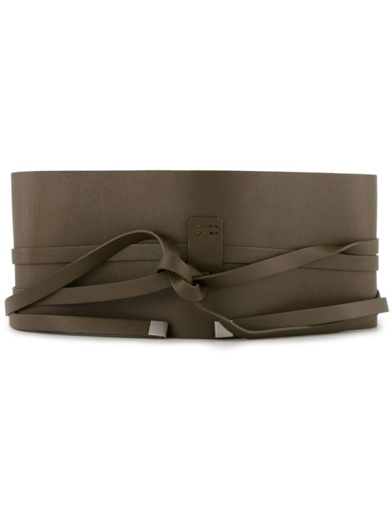 Altuzarra tie-fastening wide belt - Brown von Altuzarra