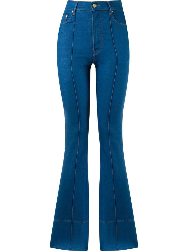 Amapô high waist flared jeans - Blue von Amapô