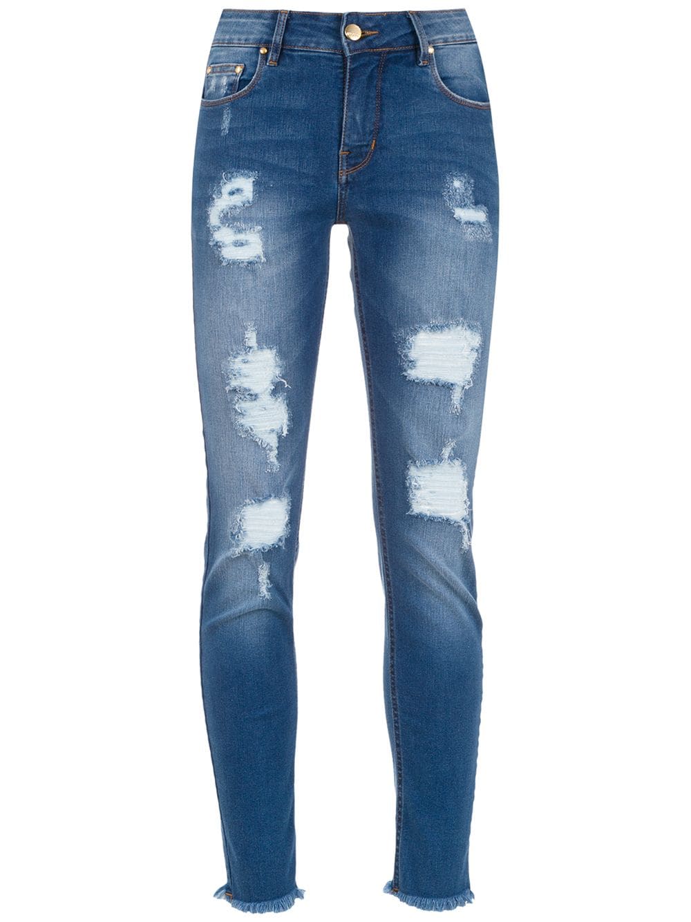 Amapô ripped skinny-fit jeans - Blue von Amapô