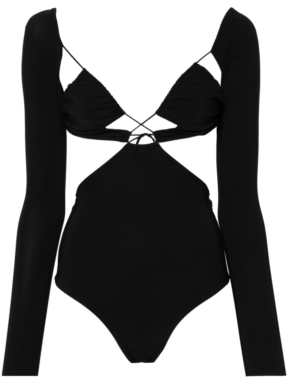 Amazuìn Azhar cut-out bodysuit - Black von Amazuìn