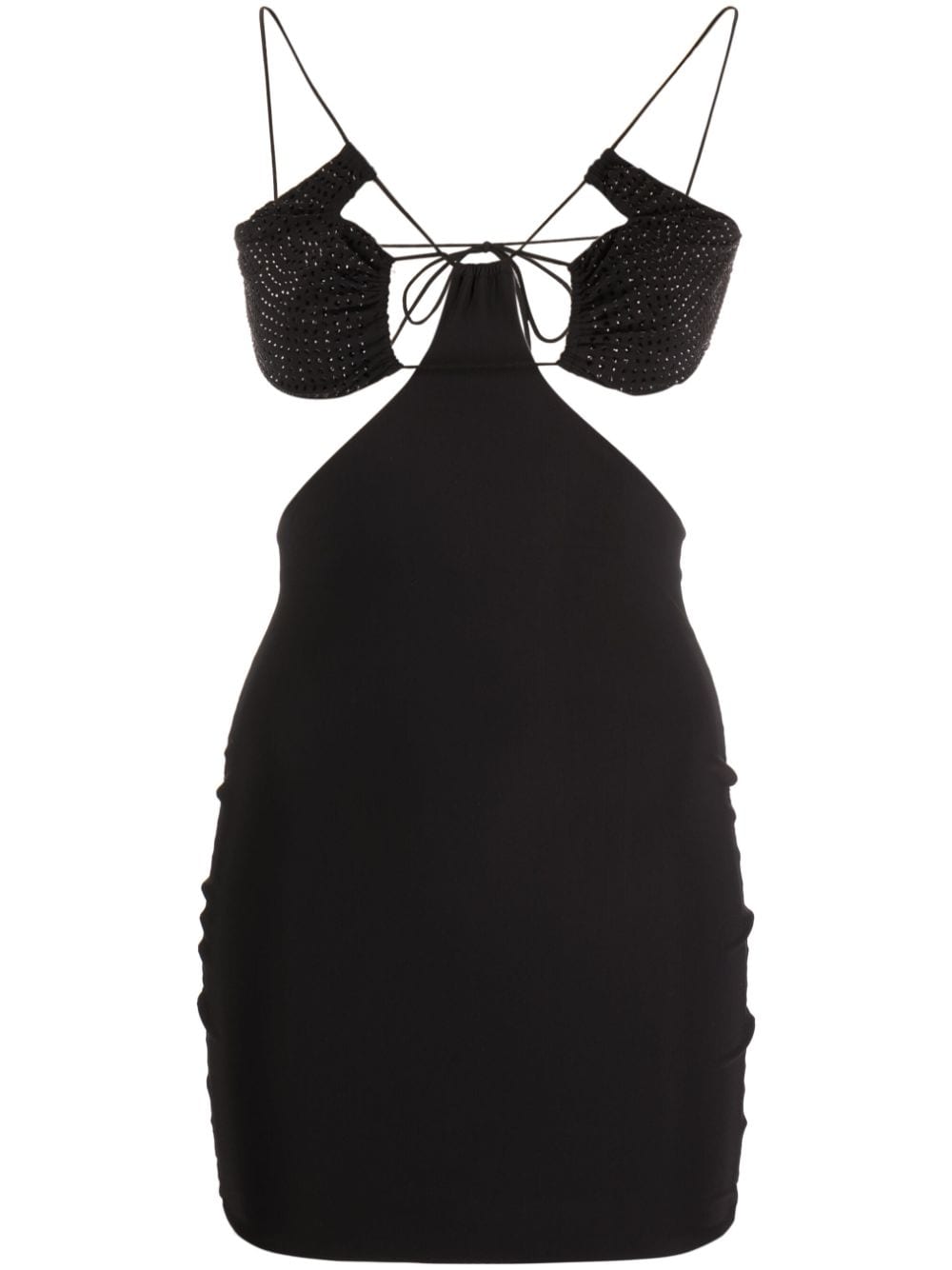 Amazuìn cut-out mini dress - Black von Amazuìn