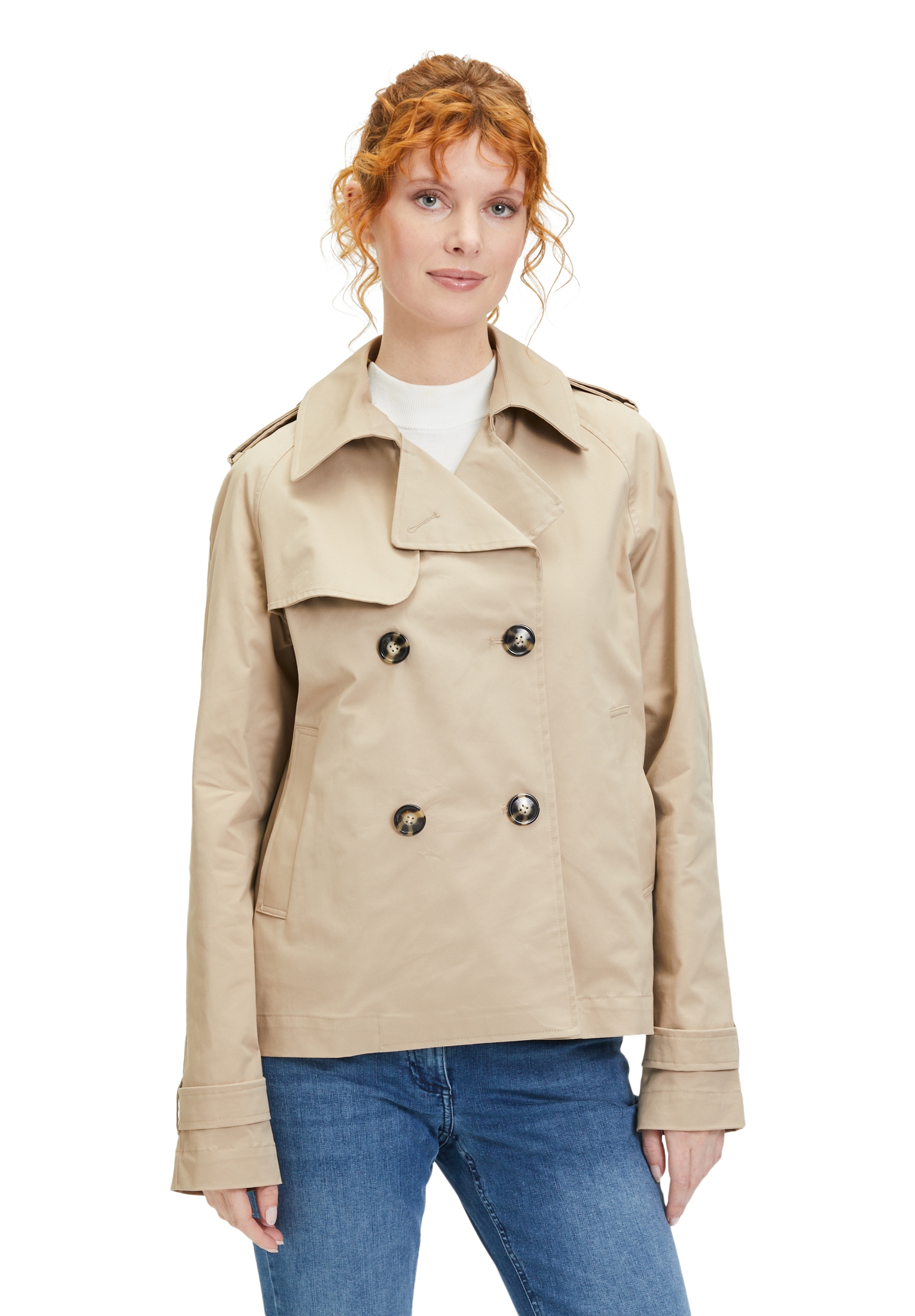 Amber & June Blouson, im Trenchcoat-Look von Amber & June