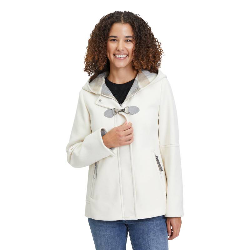 Wolljacke Mit Kapuze Damen Ecru 34 von Amber & June