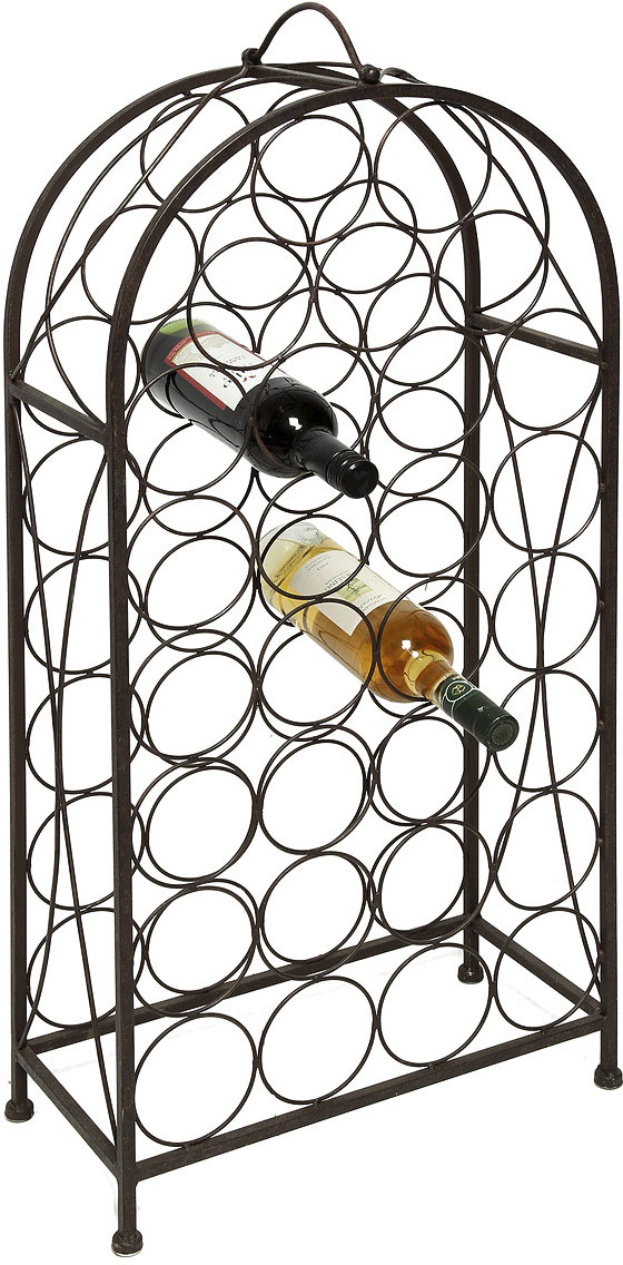 Ambiente Haus Flaschenhalter »Flaschenständer Set 93/85cm- antikbraun«, (1 St.) Ambiente Haus Flaschenhalter »Flaschenständer Set 93/85cm- antikbraun«, (1 St.) von Ambiente Haus