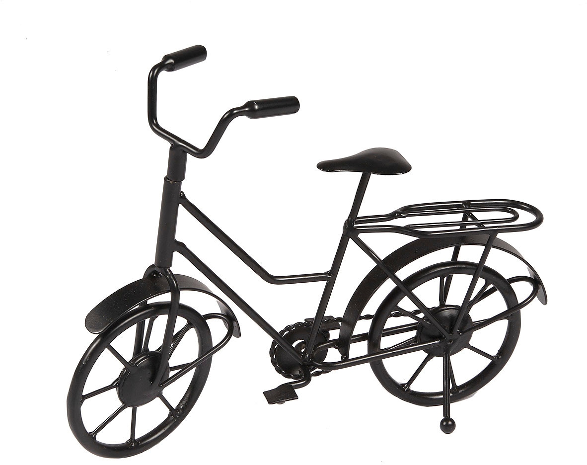 Ambiente Haus Wanddekoobjekt »Deko Fahrrad - schwarz 27cm«, (1 St.) Ambiente Haus Wanddekoobjekt »Deko Fahrrad - schwarz 27cm«, (1 St.) von Ambiente Haus