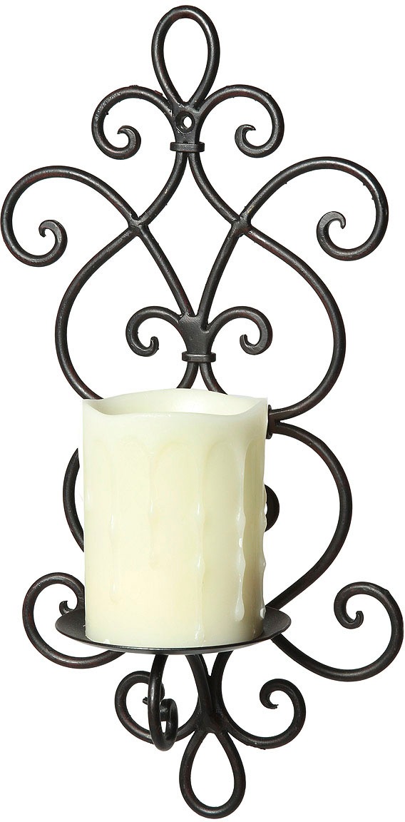 Ambiente Haus Wandkerzenhalter »Wandleuchte - schwarz 36cm«, (1 St.) Ambiente Haus Wandkerzenhalter »Wandleuchte - schwarz 36cm«, (1 St.) von Ambiente Haus