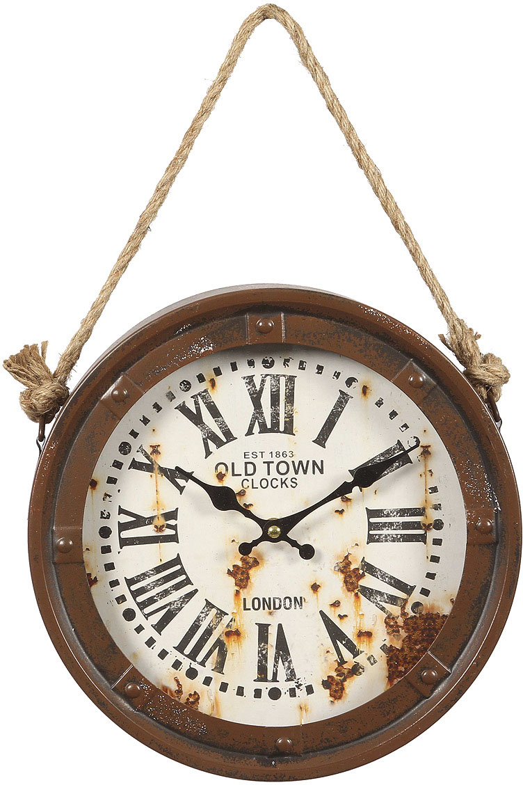 Ambiente Haus Wanduhr »Old Town Schiffs Wanduhr 27,7cm« von Ambiente Haus