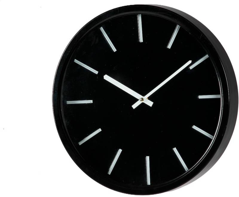 Ambiente Haus Wanduhr »Wanduhr Black 35cm« von Ambiente Haus