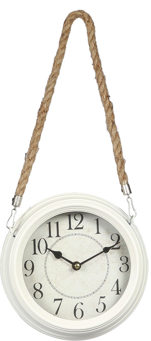 Ambiente Haus Wanduhr »Wanduhr Rope 22cm« von Ambiente Haus