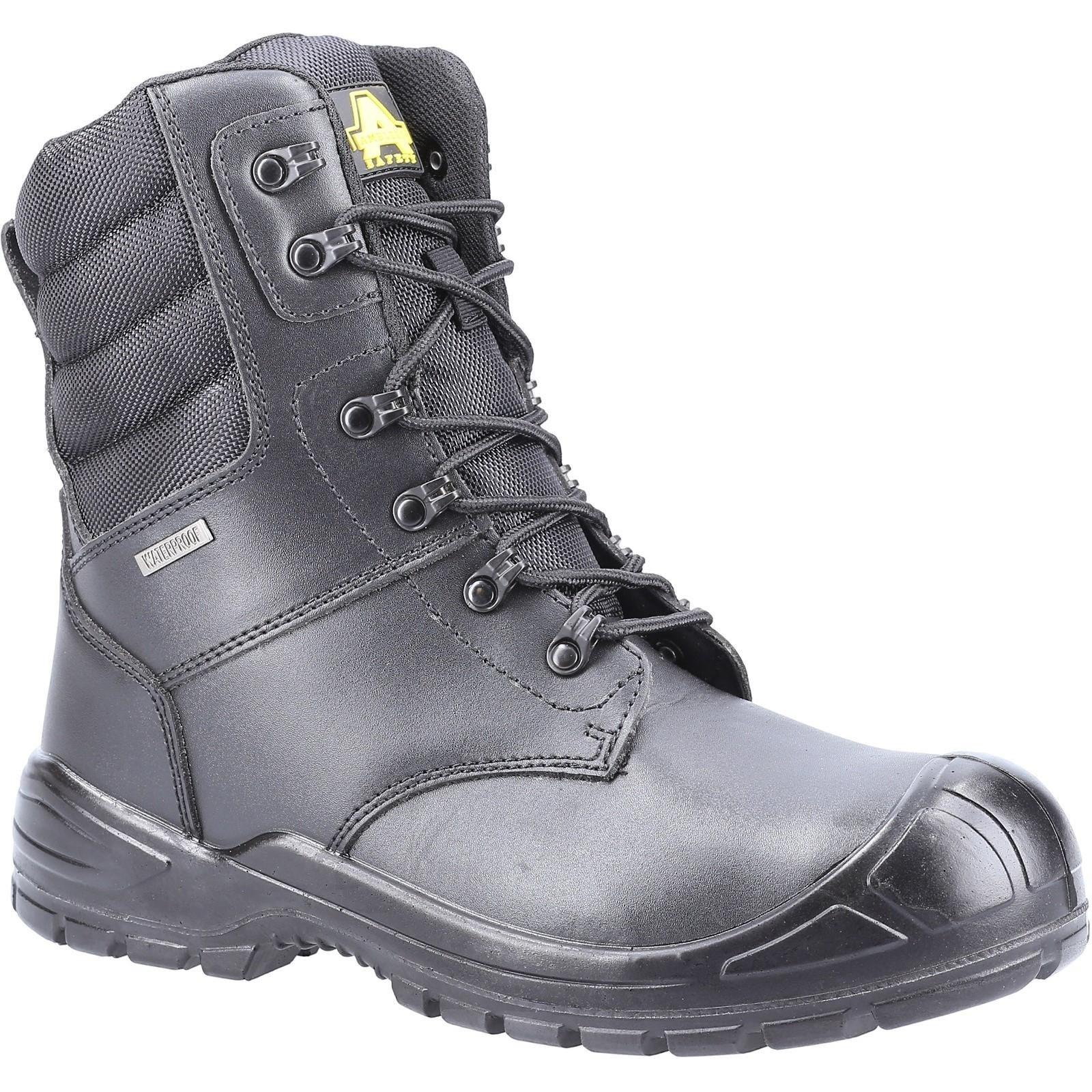 Sicherheitsschuhe 240, Leder Damen Schwarz 46 von Amblers