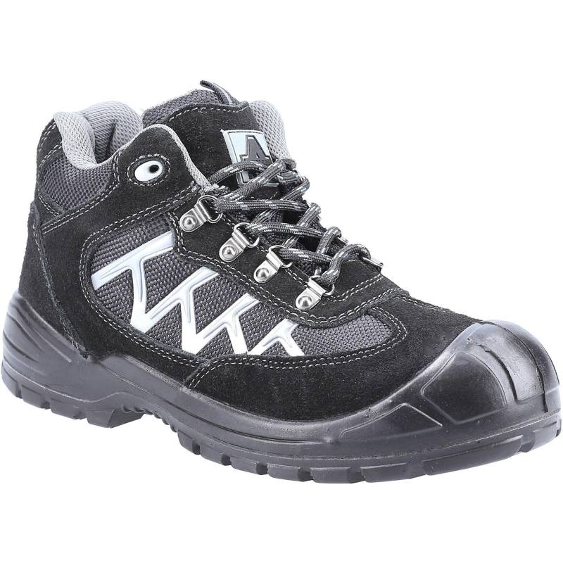 Sicherheitsschuhe 255, Wildleder Damen Schwarz 39.5 von Amblers