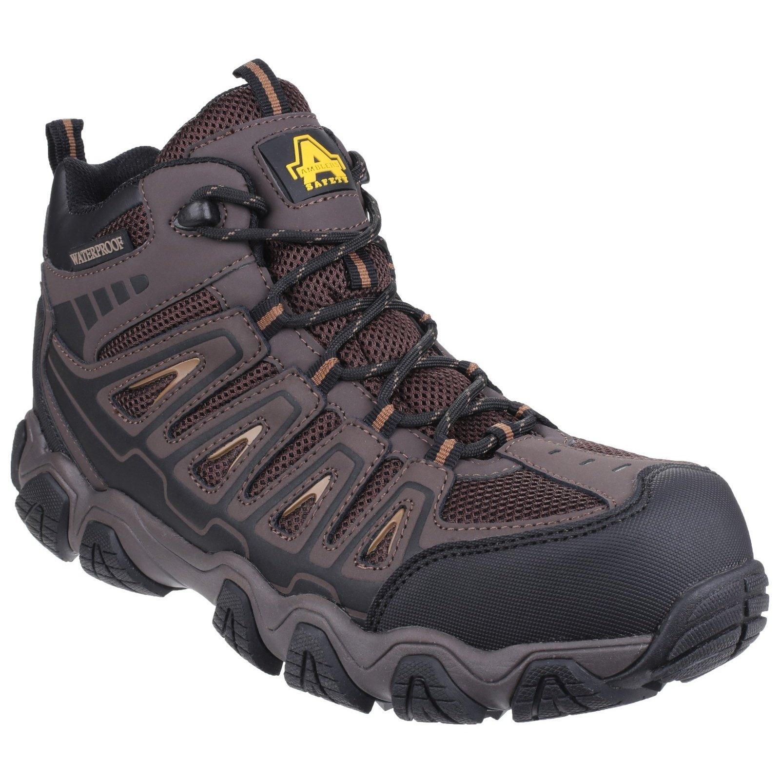 Safety Wanderstiefel As801 Rockingham, Nicht Metallisch, Wasserfest Herren Braun 41 von Amblers