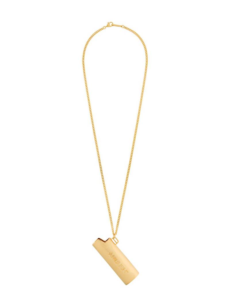 AMBUSH logo lighter case necklace - Gold von AMBUSH