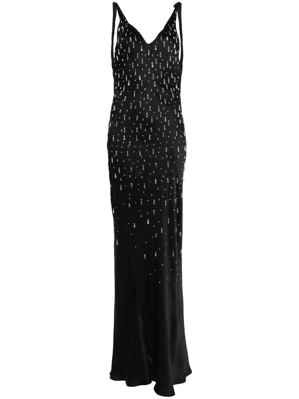 Amen bead-detailed maxi dress - Black von Amen