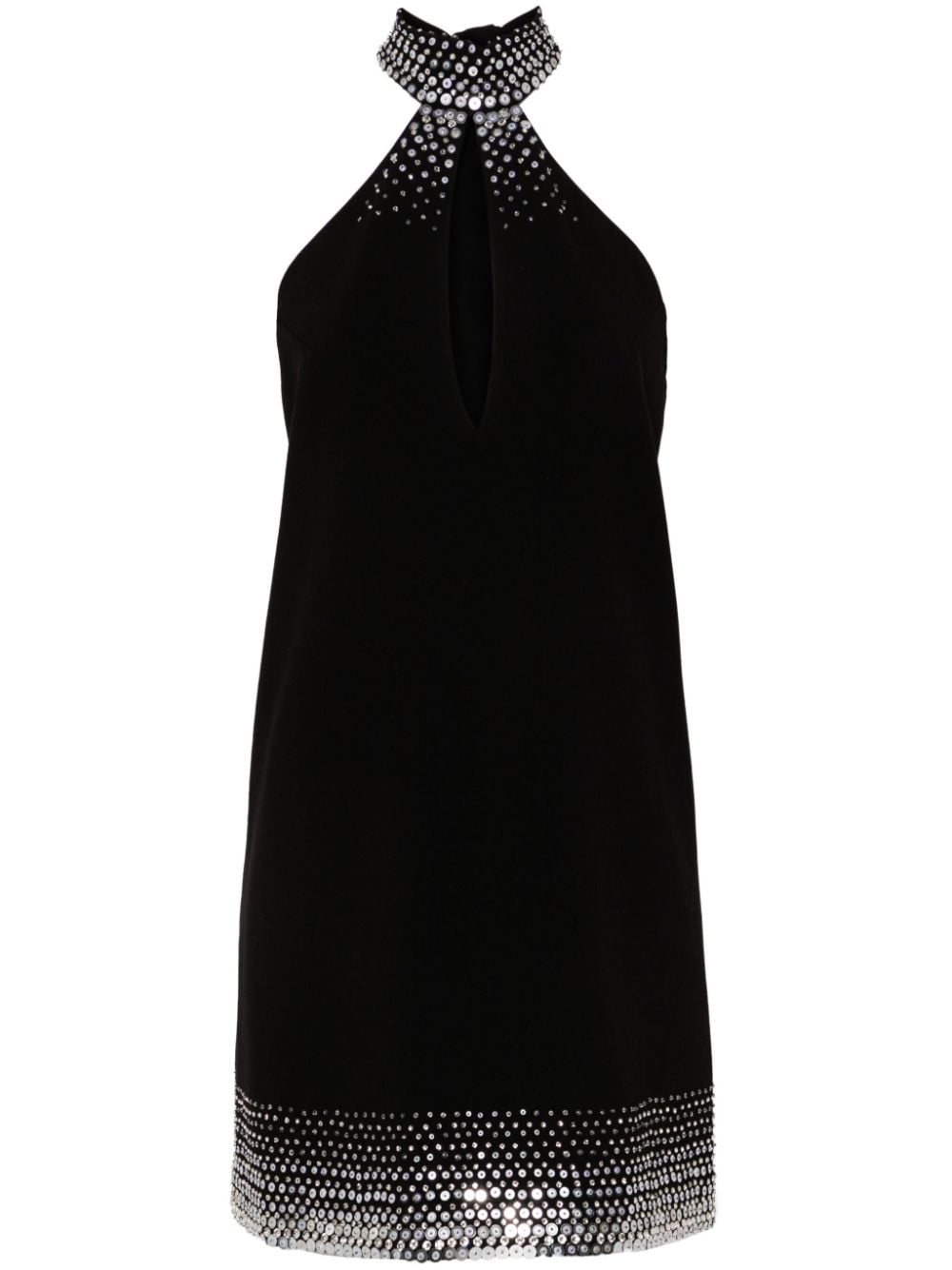 Amen crepe mini dress - Black von Amen