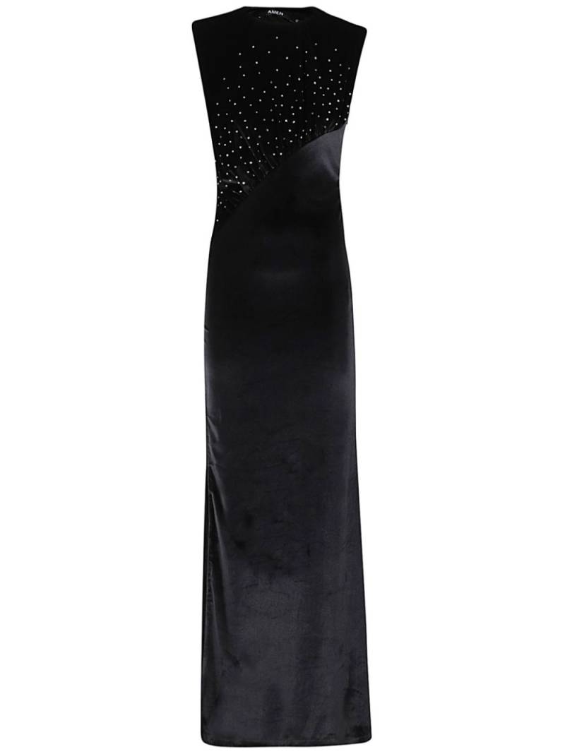 Amen crystal-embellished dress - Black von Amen