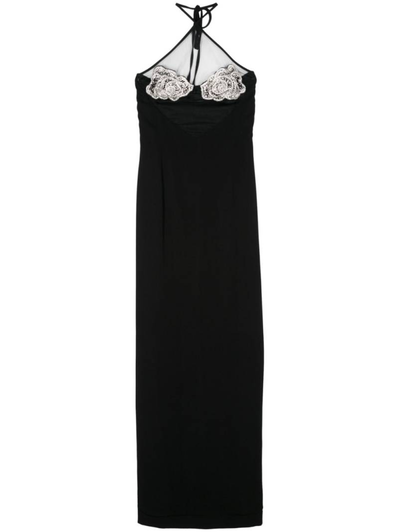 Amen crystal-embellished gown - Black von Amen