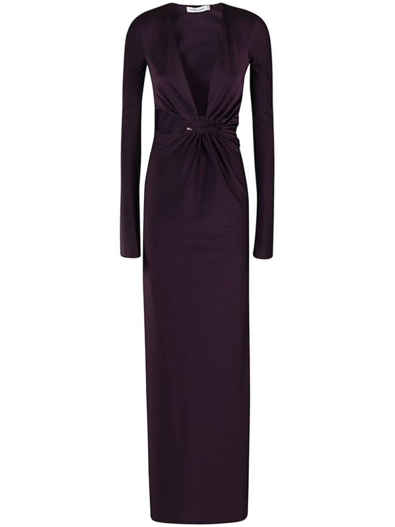 Amen cut-out gown - Purple von Amen