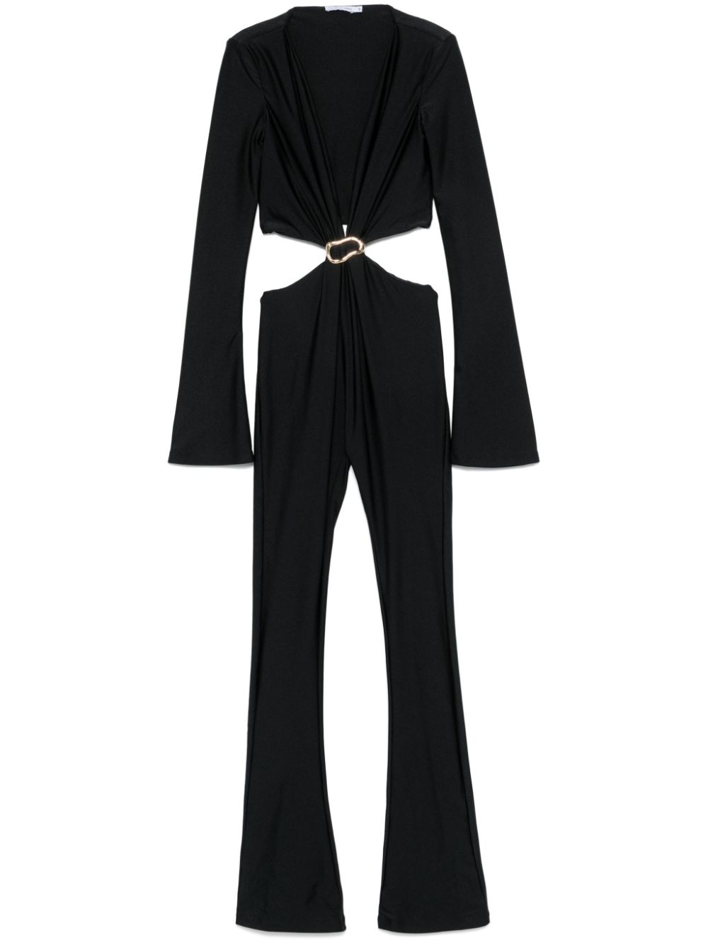 Amen cut-out jumpsuit - Black von Amen