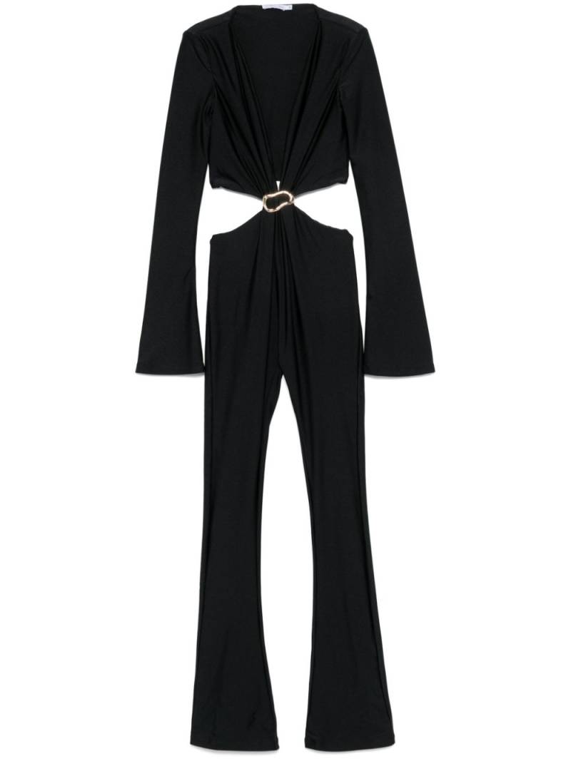 Amen cut-out jumpsuit - Black von Amen