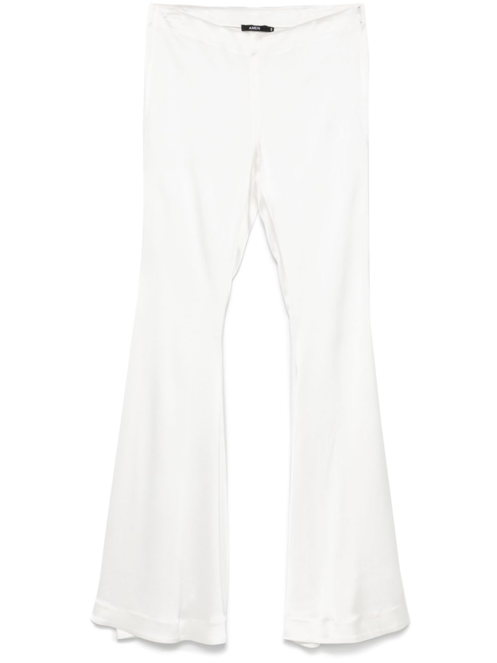 Amen satin trousers - White von Amen