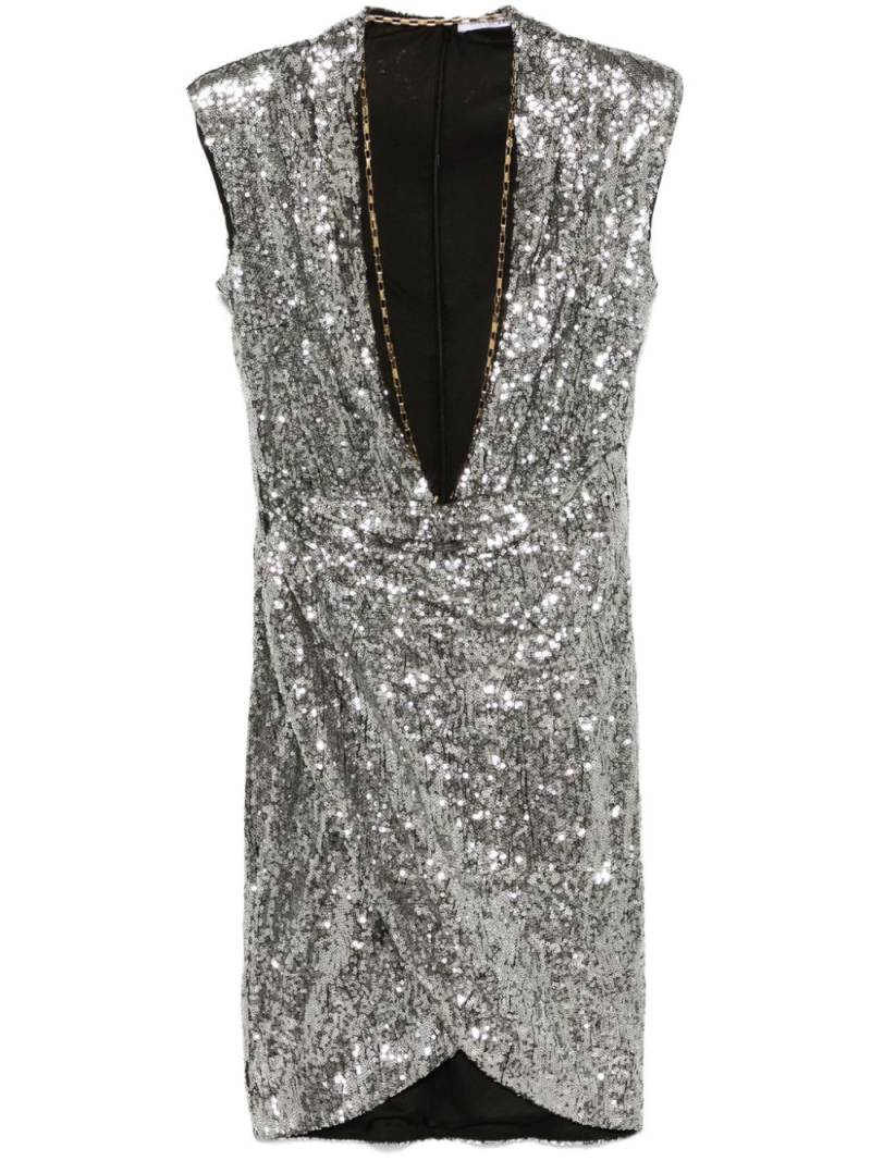 Amen sequinned mini dress - Silver von Amen