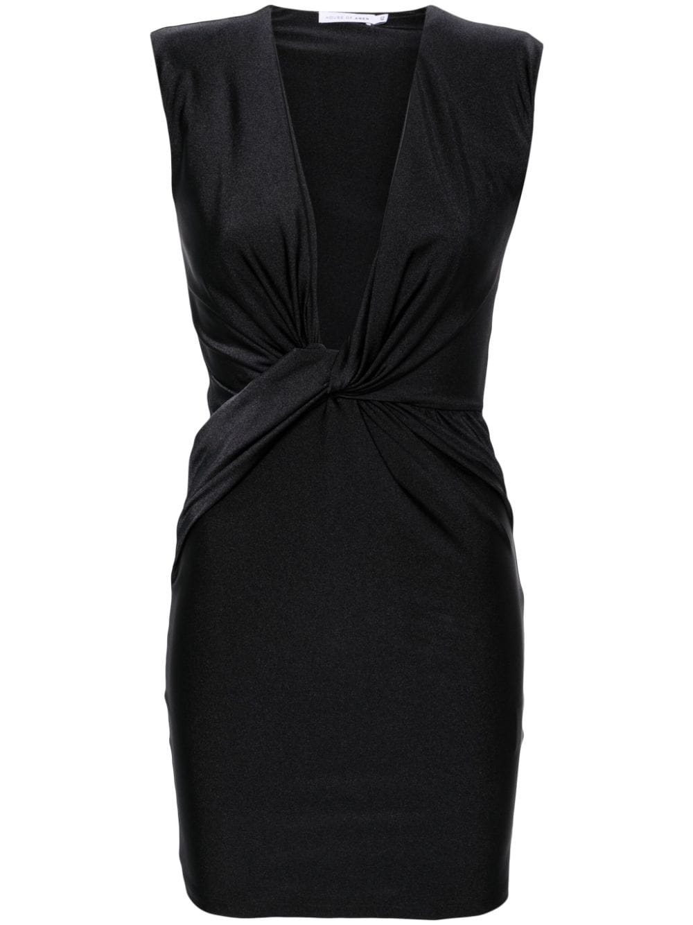 Amen twist-detail minidress - Black von Amen