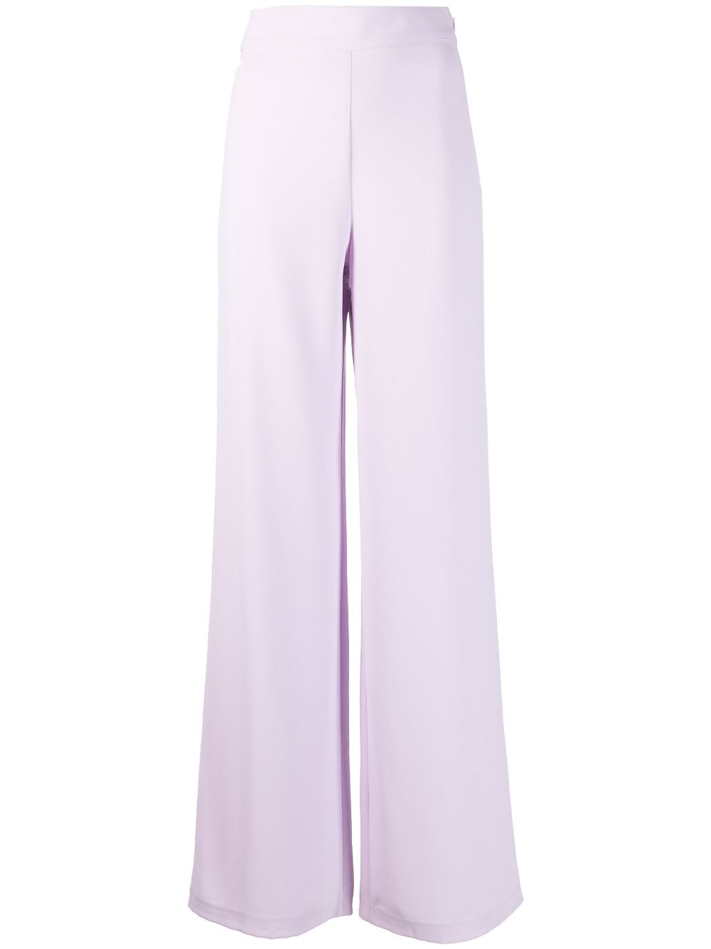 Amen wide-leg high-waisted trousers - Purple von Amen