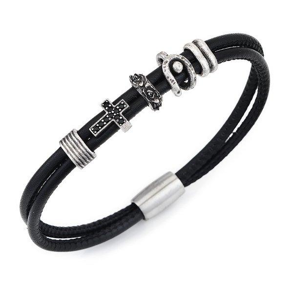 Armband Herren Black 20cm von Amen