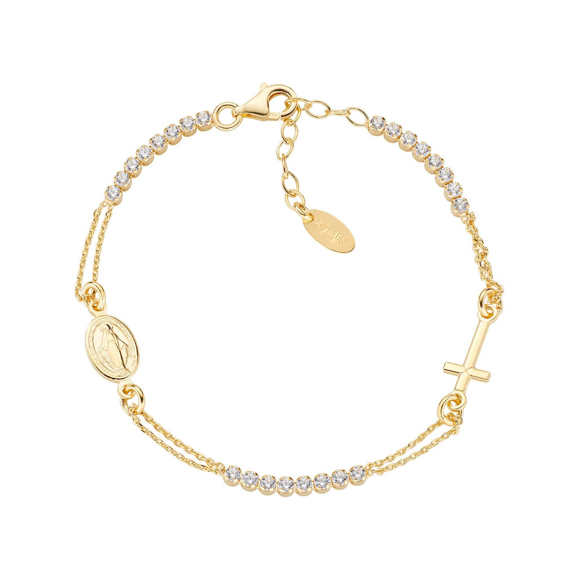 Armband Damen Gold 16+3CM von Amen