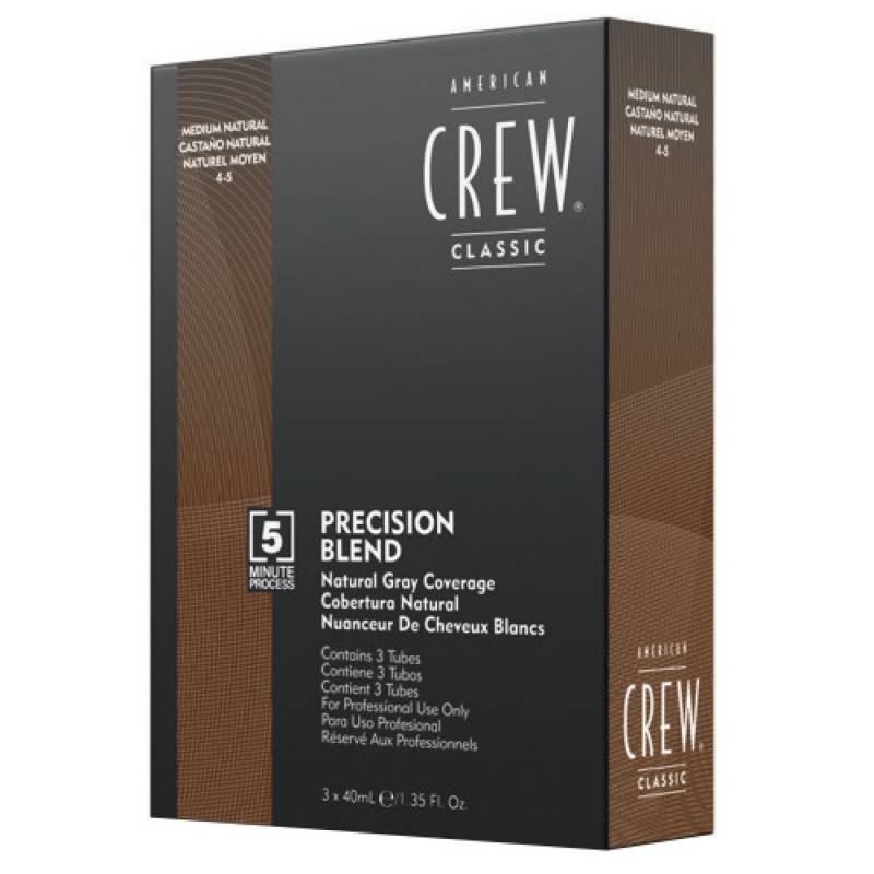 American Crew Precision Blend Natural Gay Coverage Medium Natural 3x40ml von American Crew