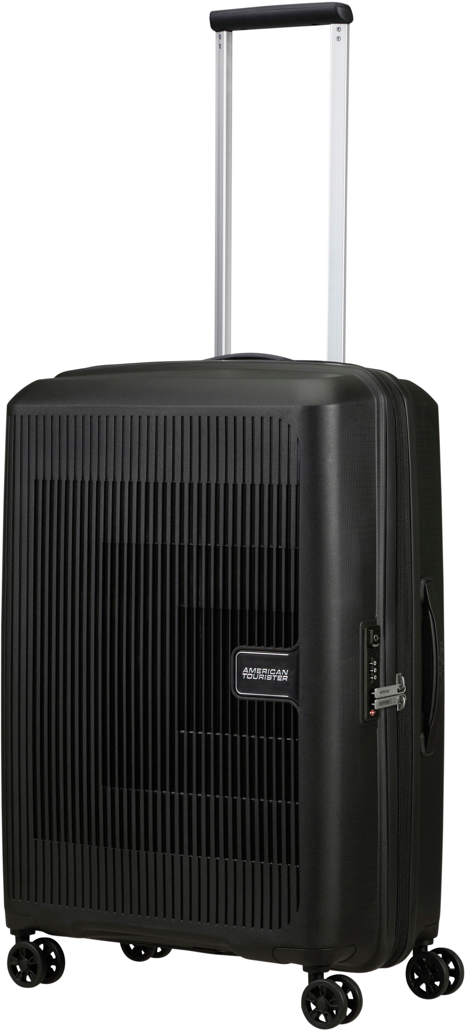 American Tourister® Hartschalen-Trolley »AEROSTEP, 67 cm, mit Volumenerweiterung«, 4 Rollen, Reisekoffer Hartschalenkoffer Koffer für Flugreisen TSA-Zahlenschloss von American Tourister®