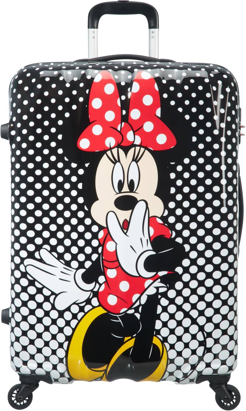 American Tourister® Hartschalen-Trolley »Disney Legends, Minnie Mouse Polka Dots, 75 cm«, 4 Rollen, Kinder Reisegepäck Koffer gross TSA-Zahlenschloss von American Tourister®