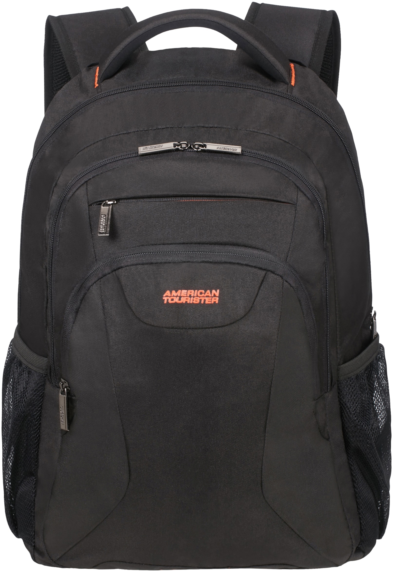 American Tourister® Laptoprucksack »AT WORK 17.3, black/orange«, Kinderreisekoffer Kindertrolley Handgepäck Hartschalenkoffer von American Tourister®