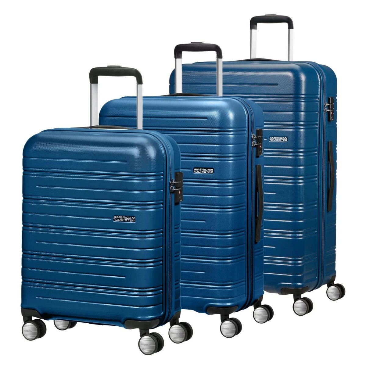 High Turn 3er Kofferset Dark Navy High Turn 3er Kofferset Dark Navy von American Tourister