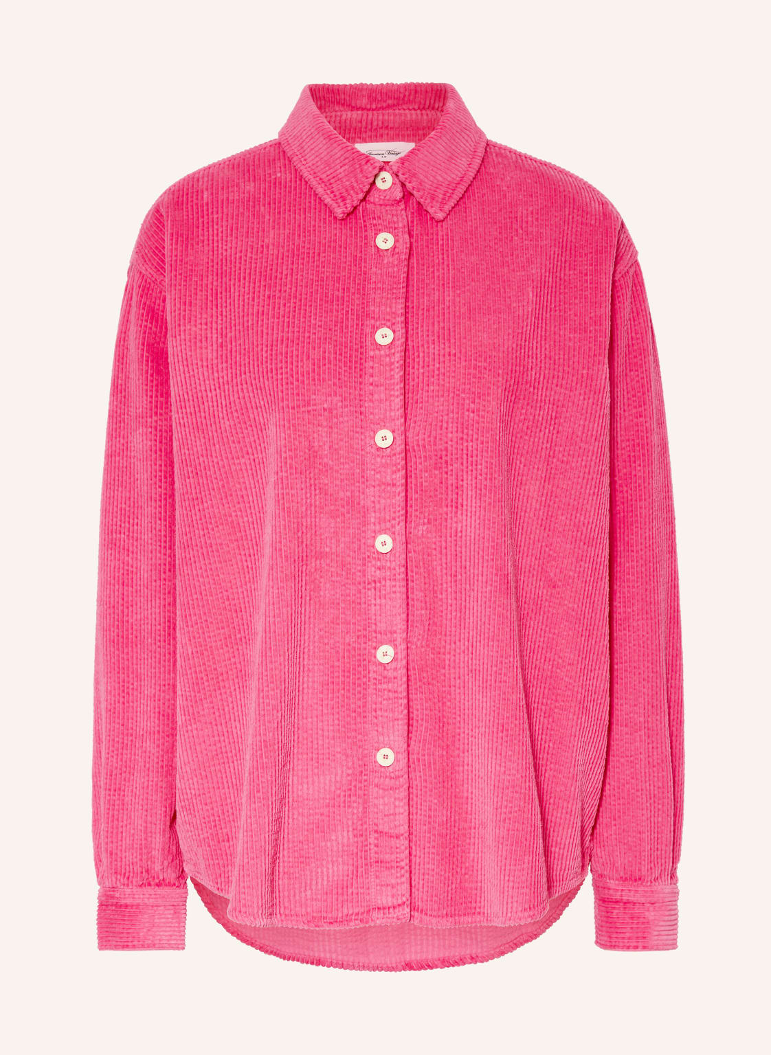 American Vintage Cord-Overshirt Padow pink von American vintage