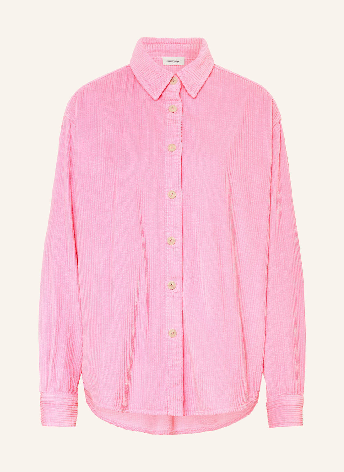 American Vintage Cord-Overshirt Padow pink von American vintage