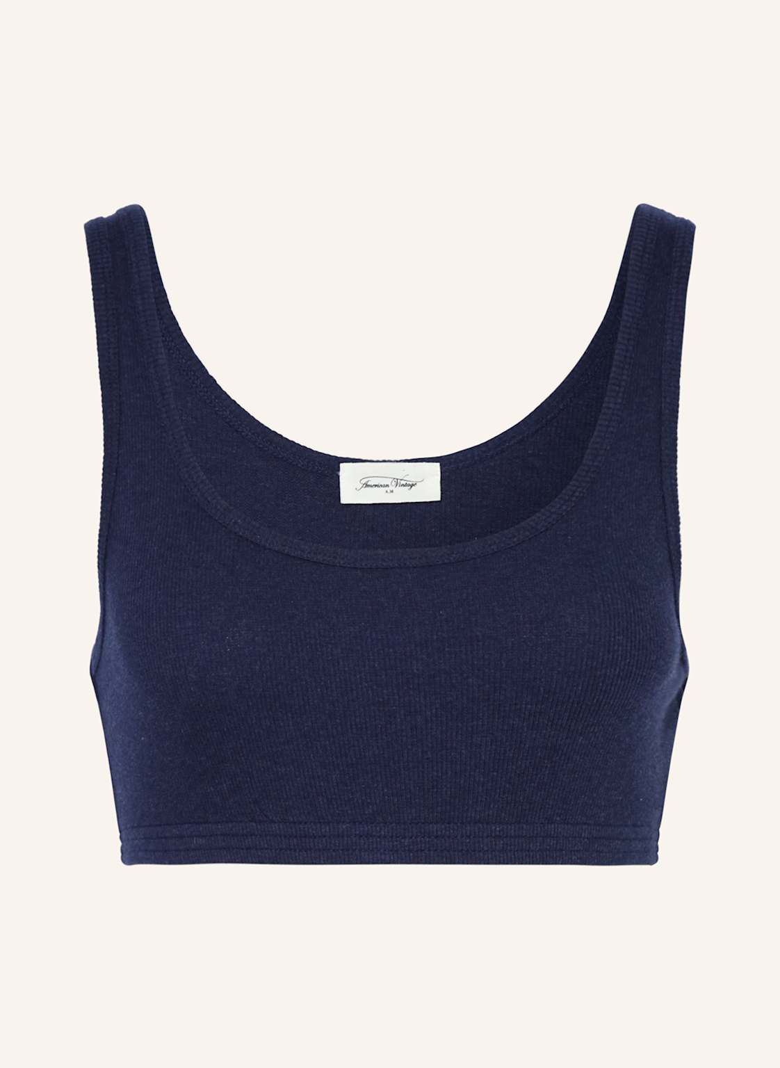 American Vintage Cropped-Top Blarow blau von American vintage