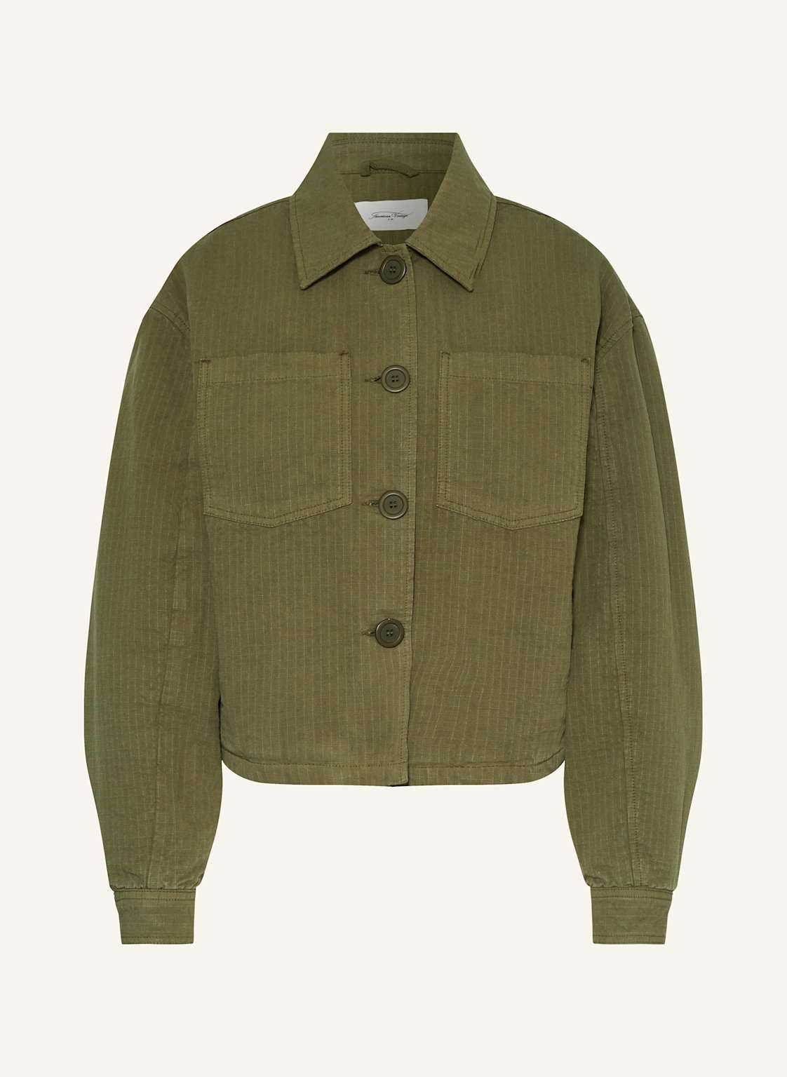 American Vintage Kastenjacke gruen American Vintage Kastenjacke gruen von American vintage