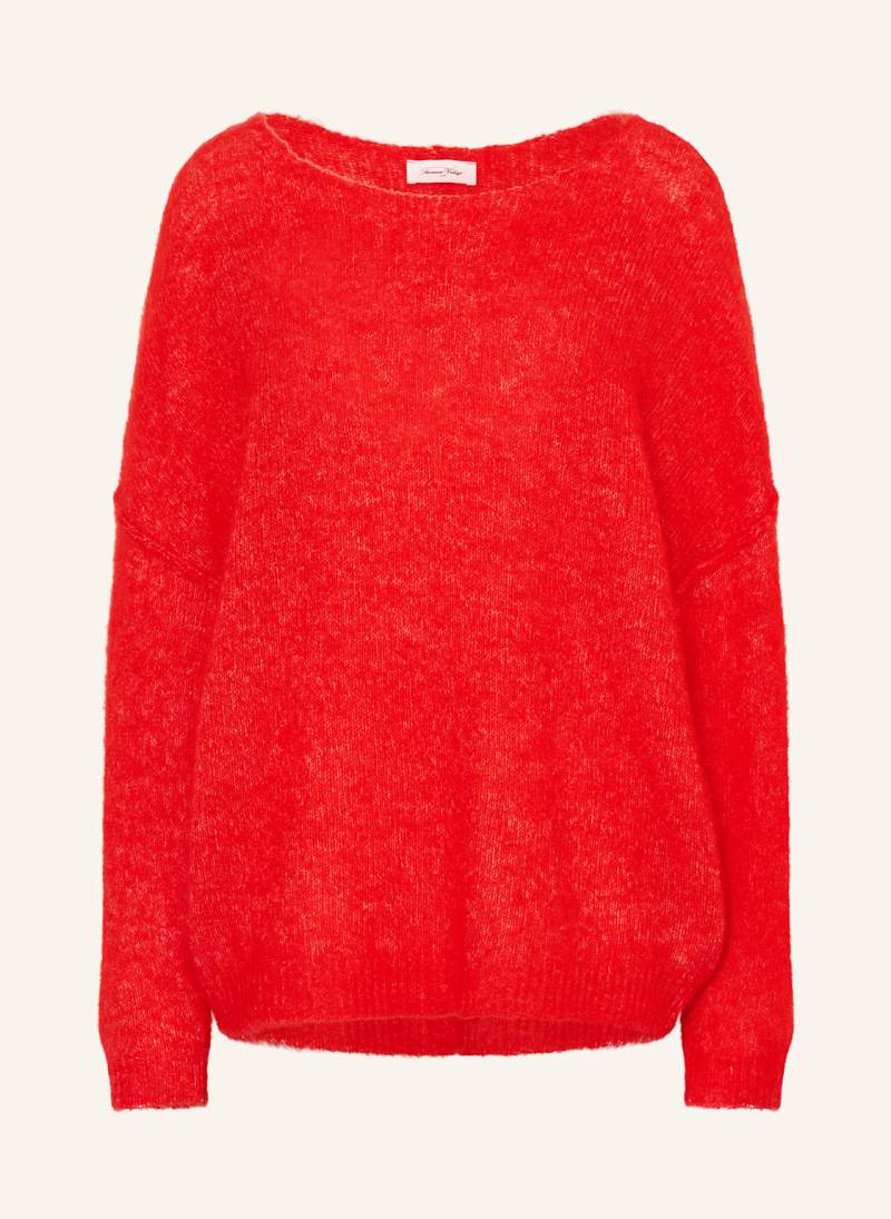 American Vintage Oversized-Pullover Yanbay rot von American vintage