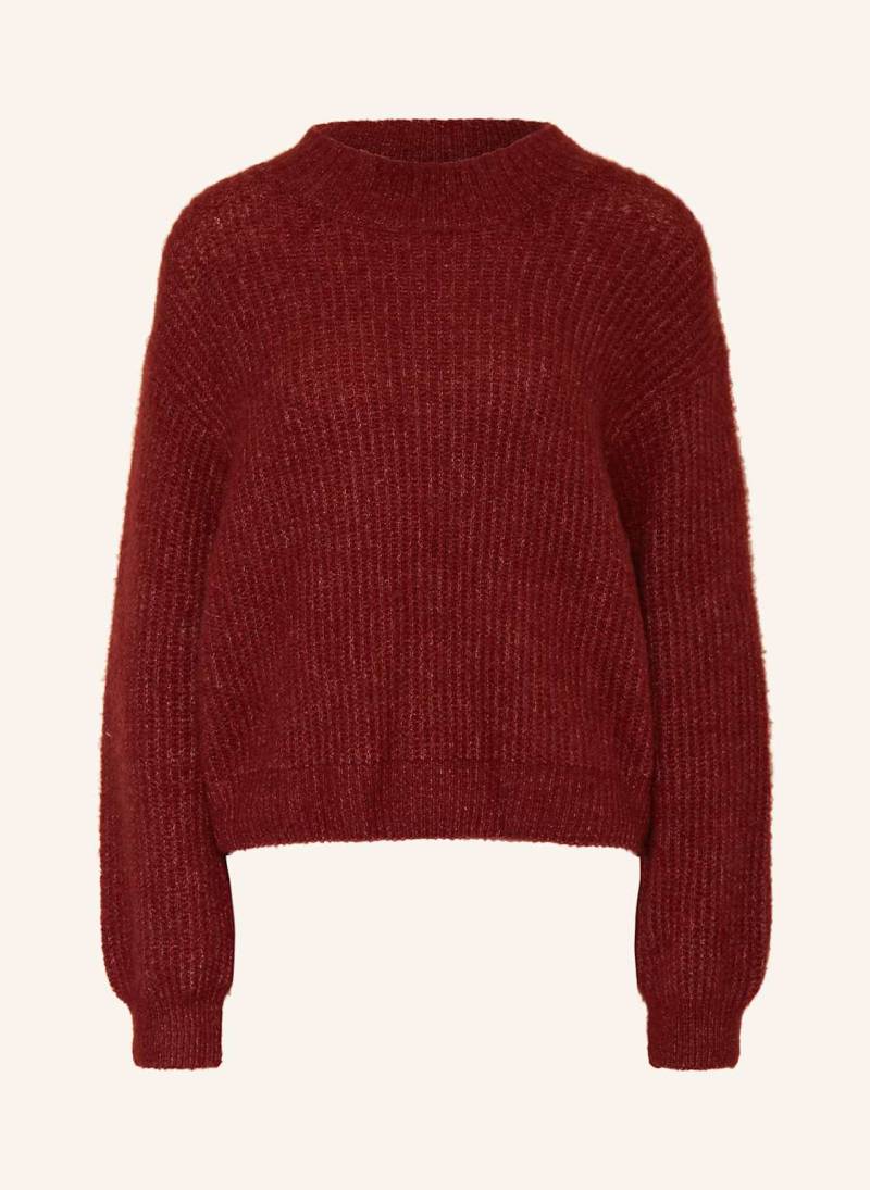 American Vintage Pullover Mit Alpaka rot von American vintage